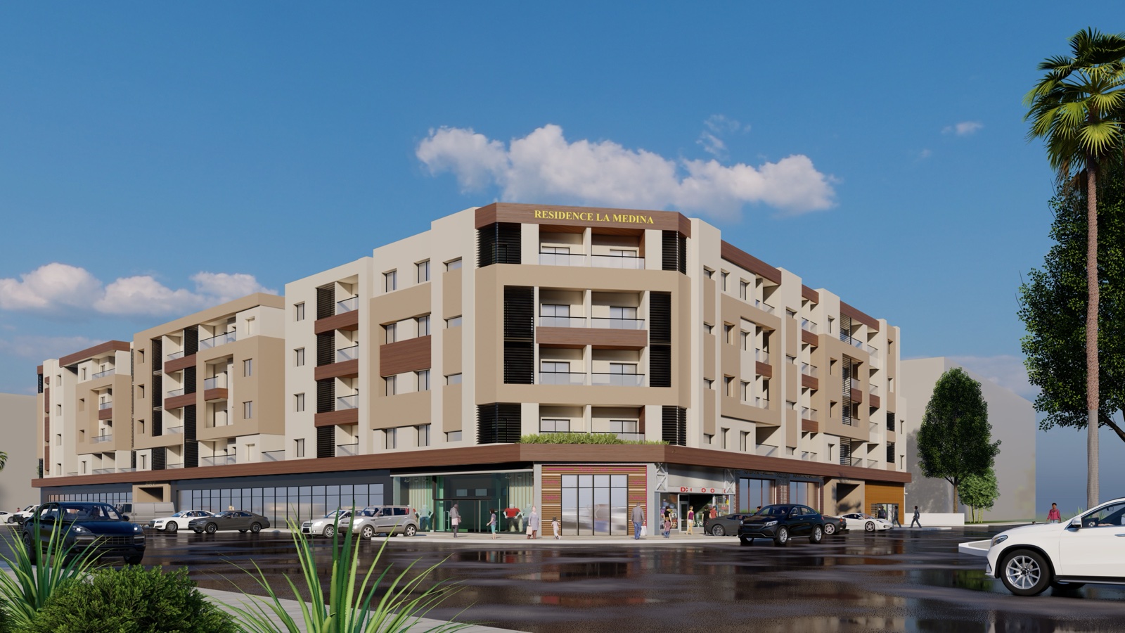 Complexe d'habitation & commerce