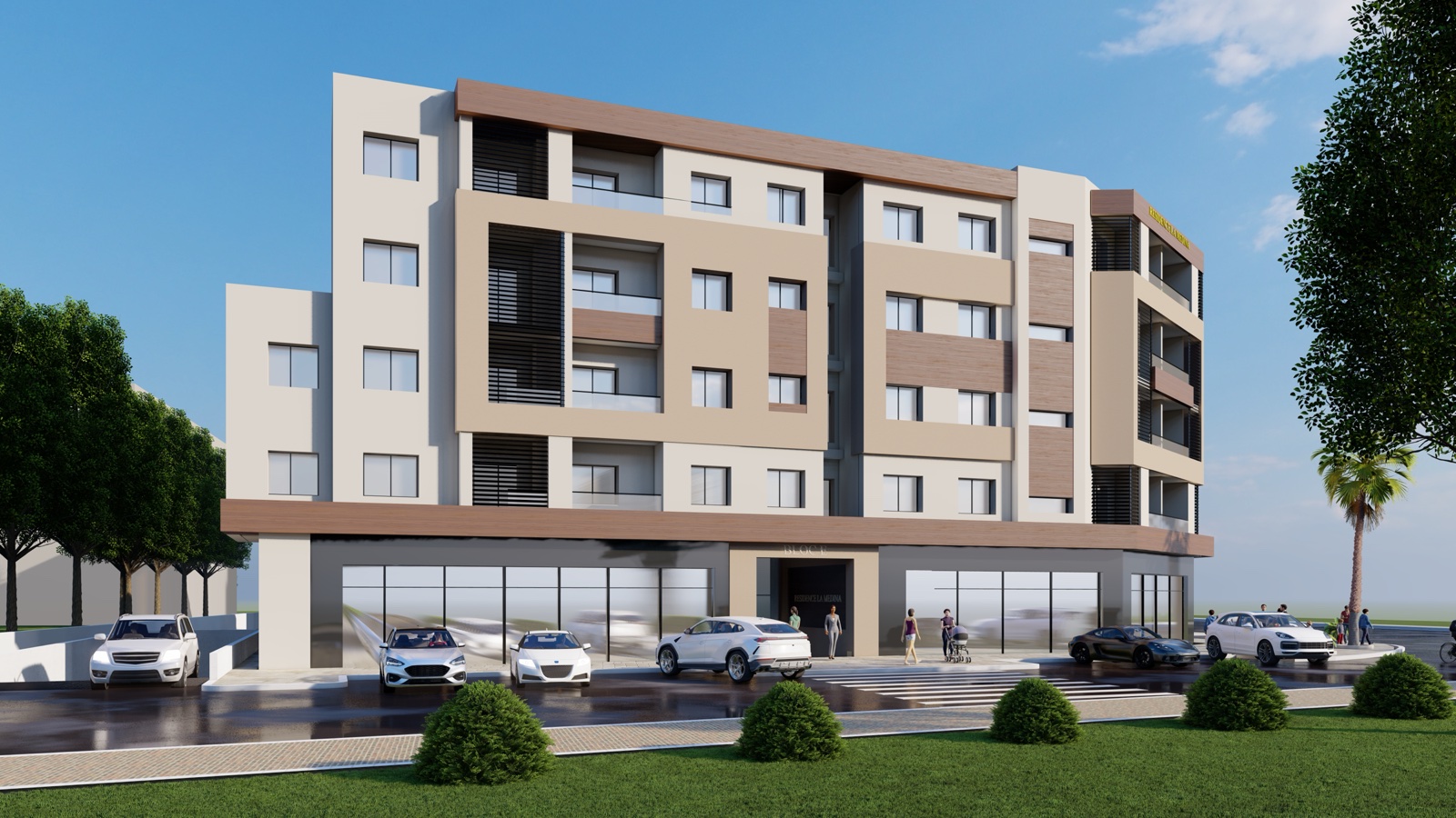 Complexe d'habitation & commerce