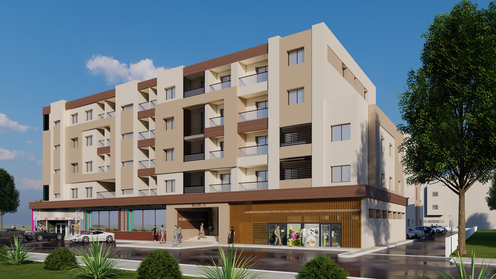 Complexe d'habitation & commerce