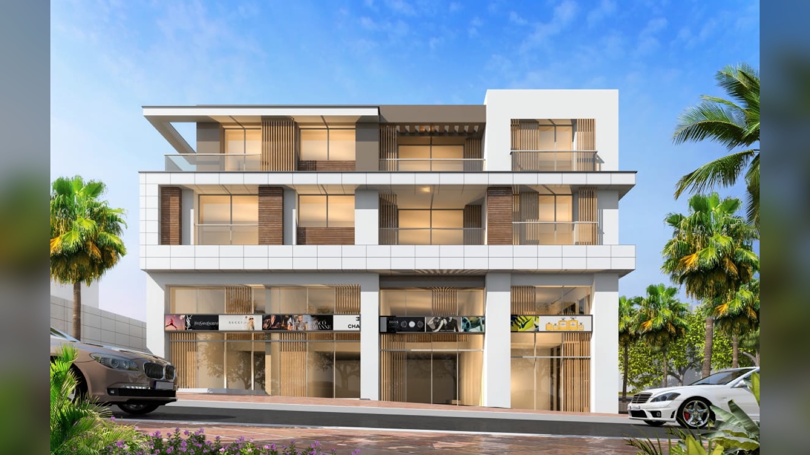 Immeuble d'habitation et de commerce